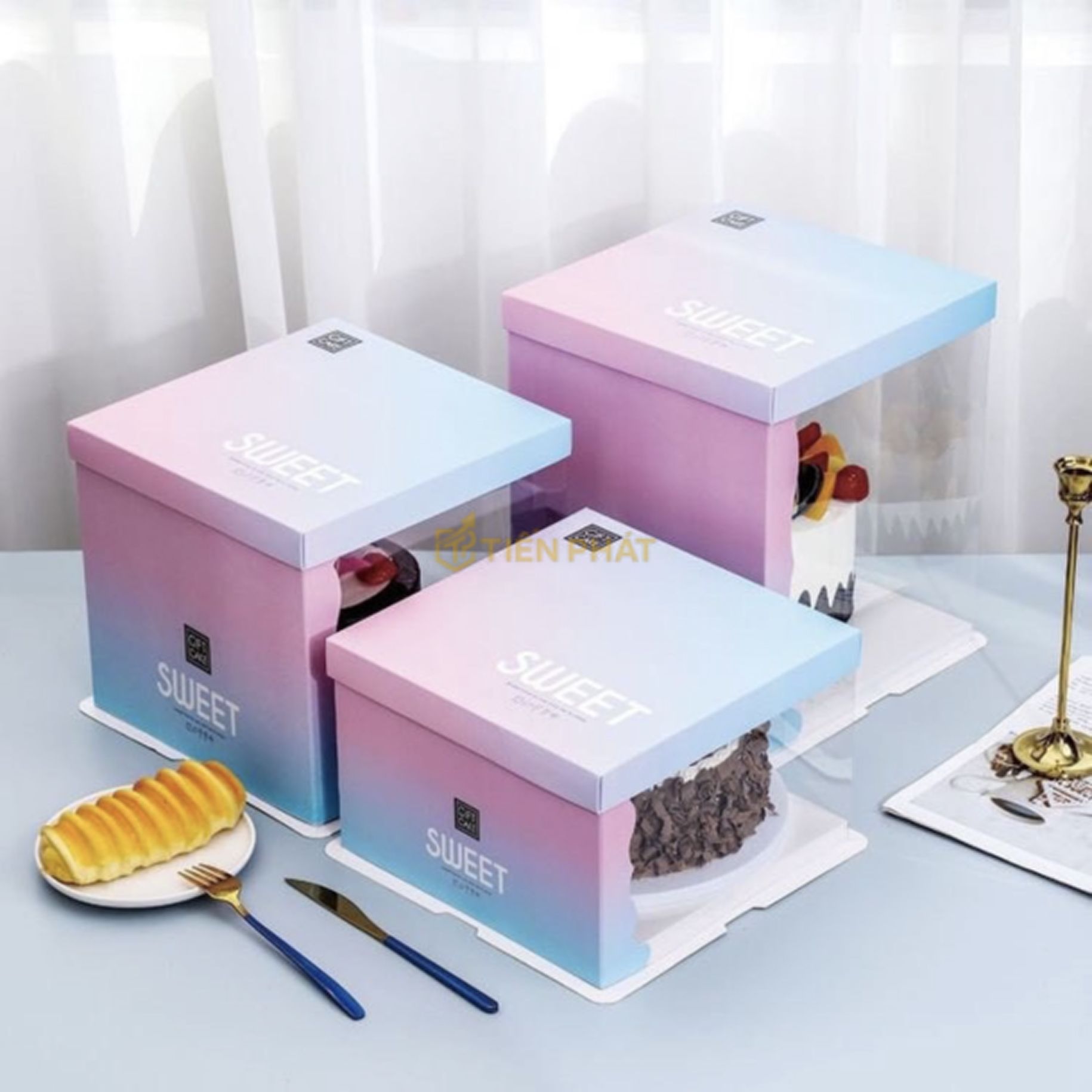 Hộp Dây Nơ Kiếng Cao Cấp 01