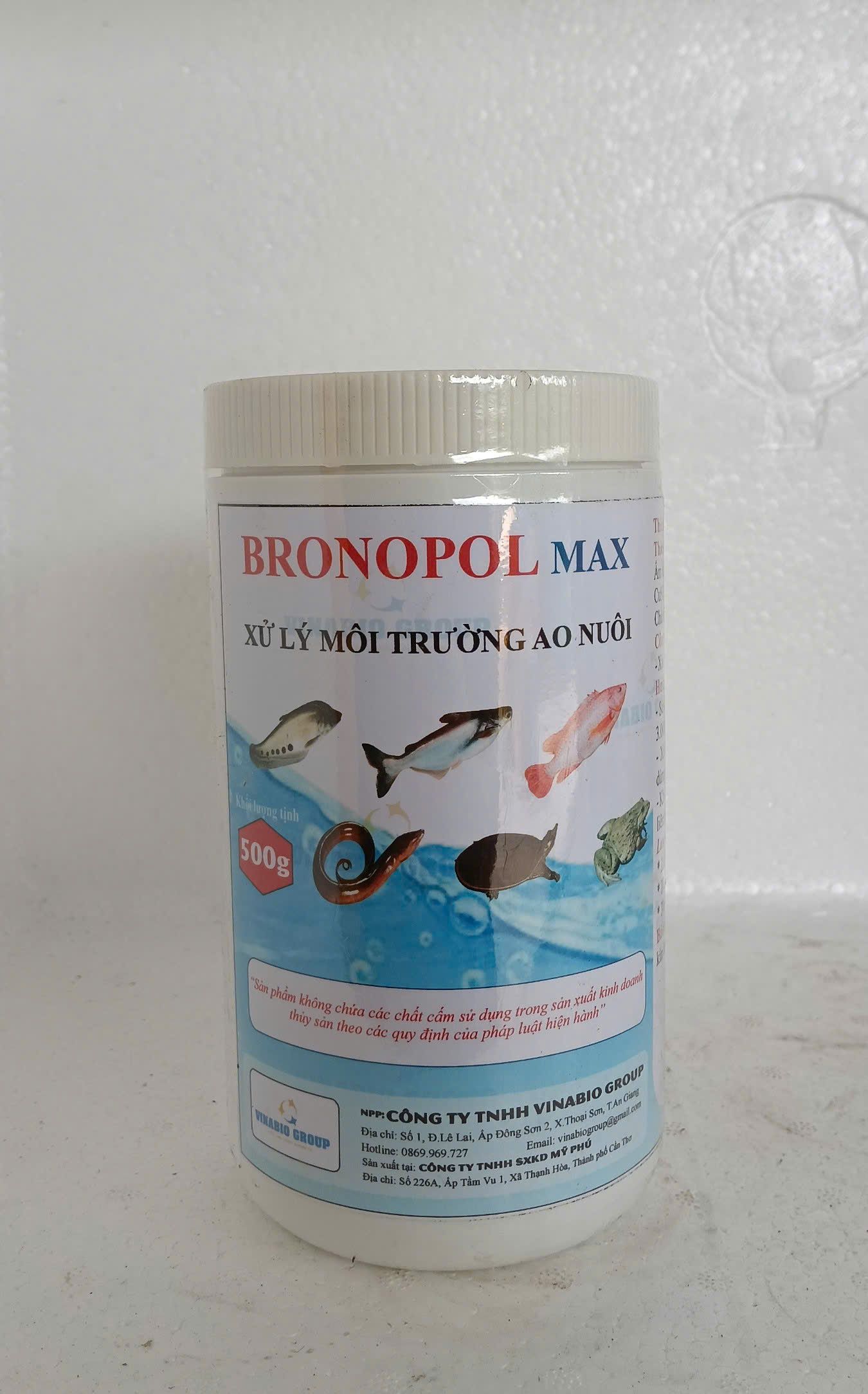 Bronopol Max xử lý môi trường ao nuôi thủy sản