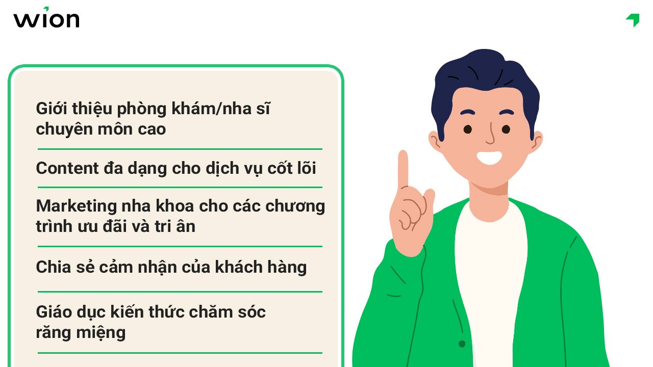 Gợi ý các mẫu content nha khoa hay thực tế và ứng dụng nhanh chóng