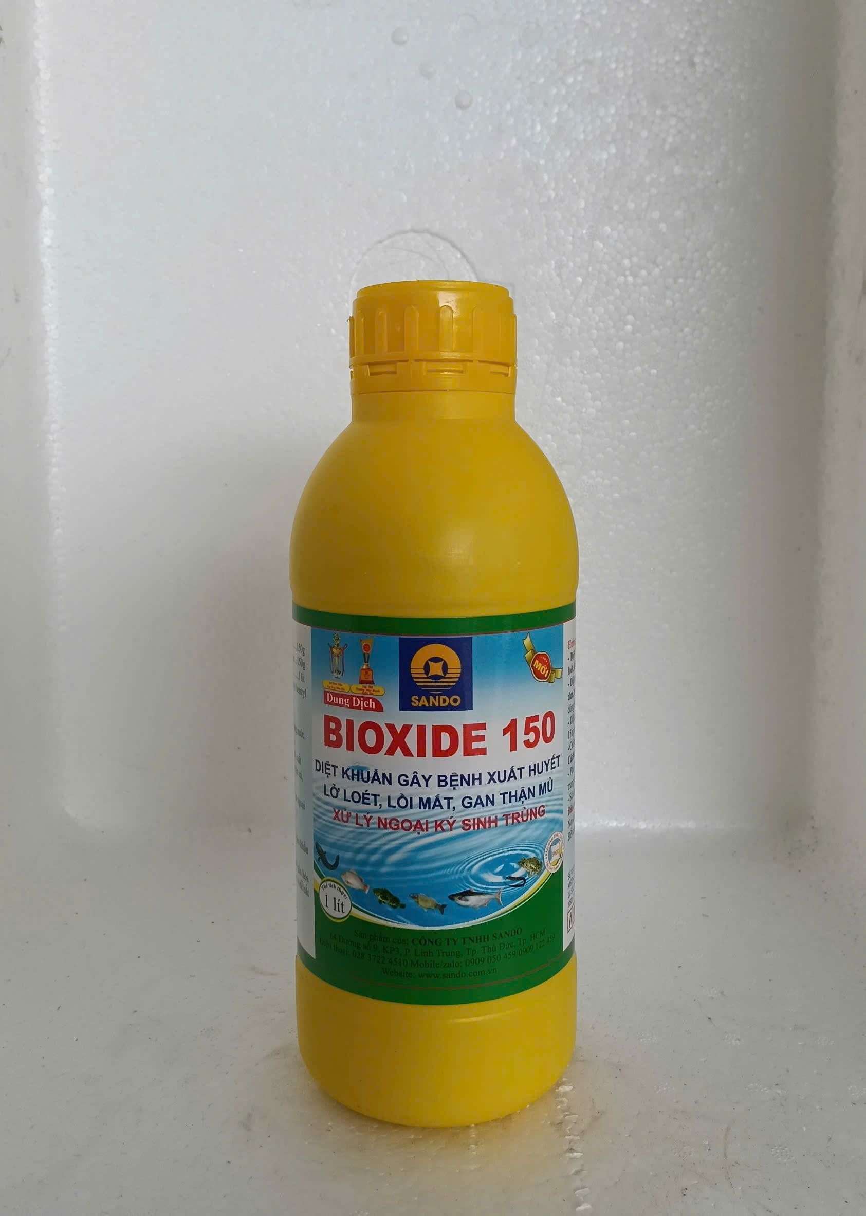 Bioxide 150 Sando diệt khuẩn thủy sản chai 1 lít