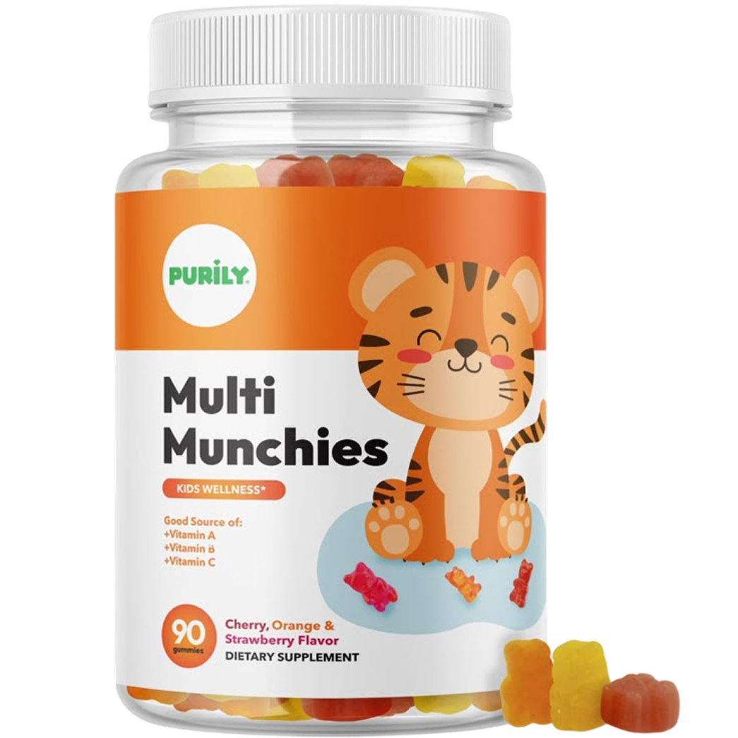 Tummy Friendly Kids Multivitamin Gummies - Vegetarian Kids Vitamins with Vitamin D for Kids Immune Support - Kids Multivitamin with Vitamin B12 and Zinc Supplements for Kids - Gluten Free and Halal 1