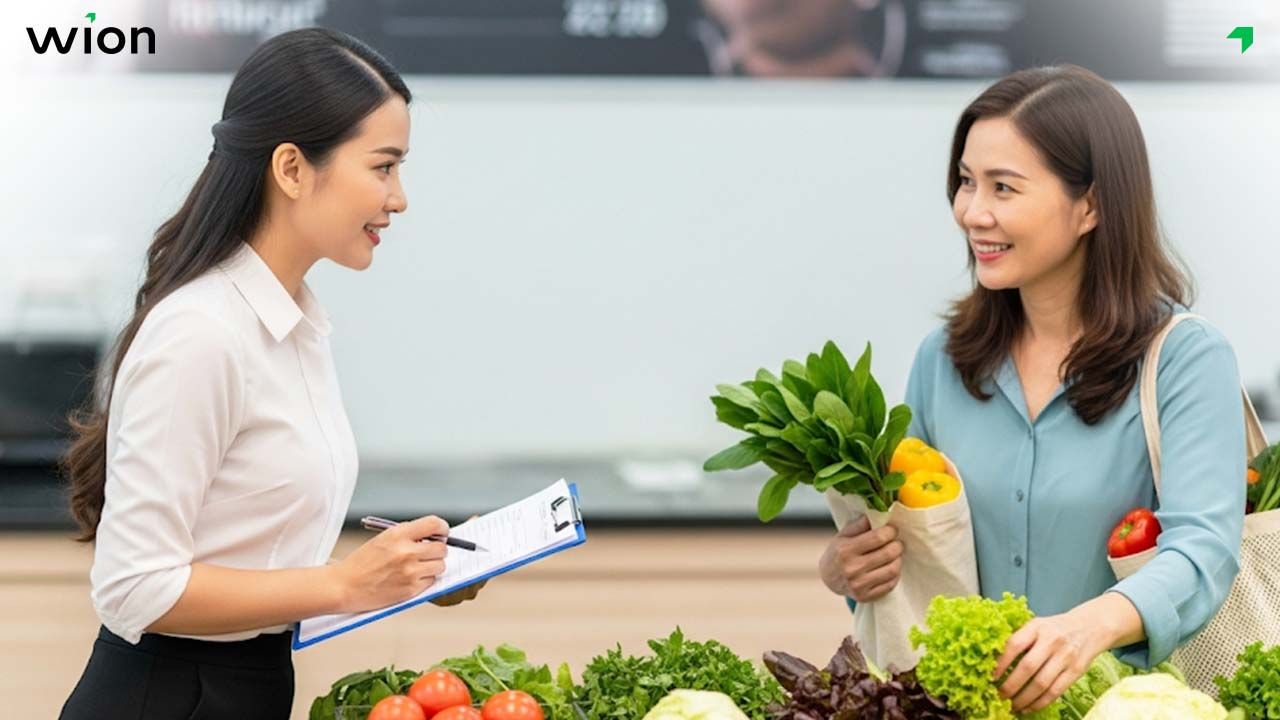 Nghiên cứu thị trường, xác định khách hàng có nhu cầu mua rau sạch