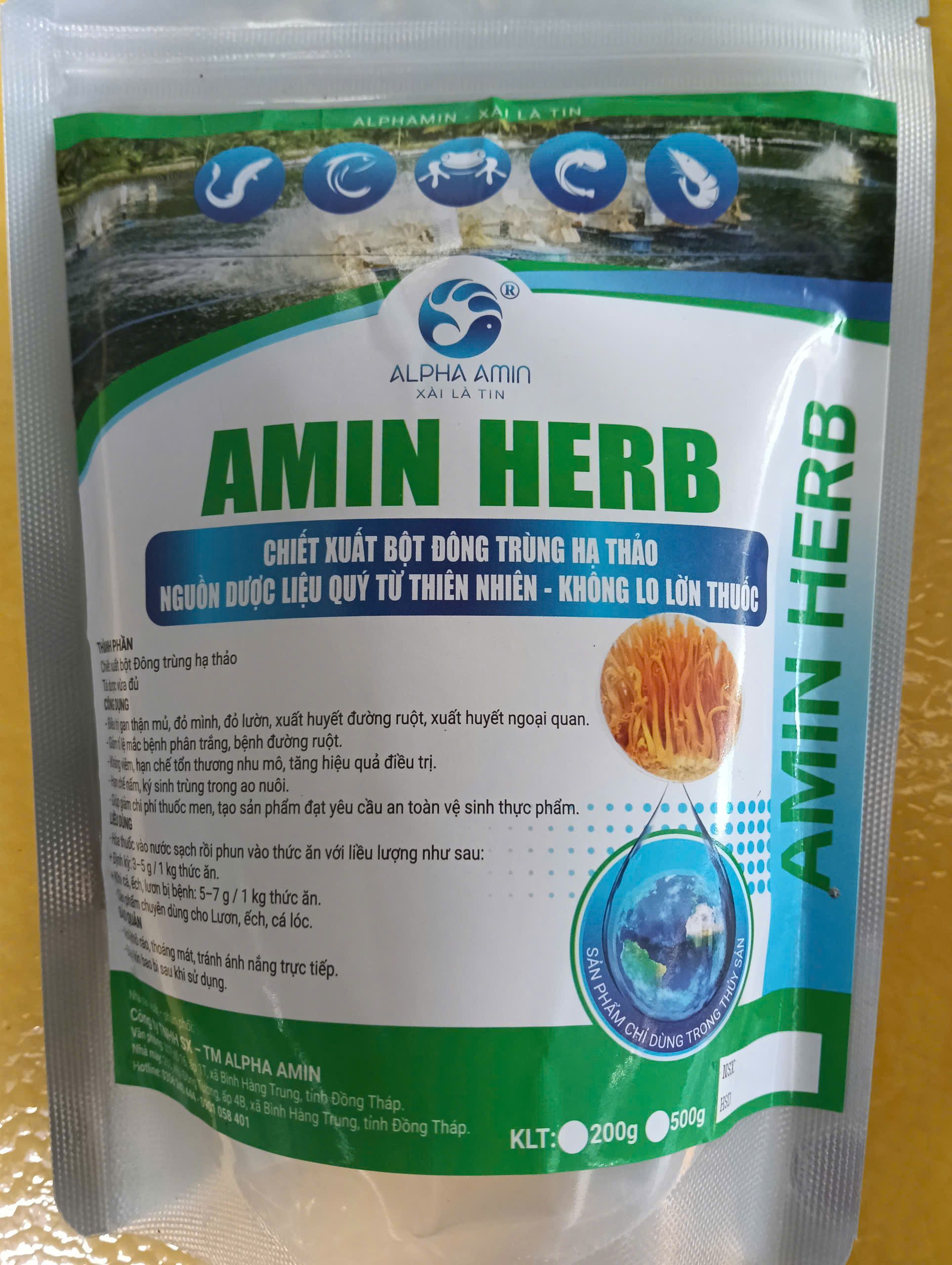 AMIN HERB thành phần và công dụng