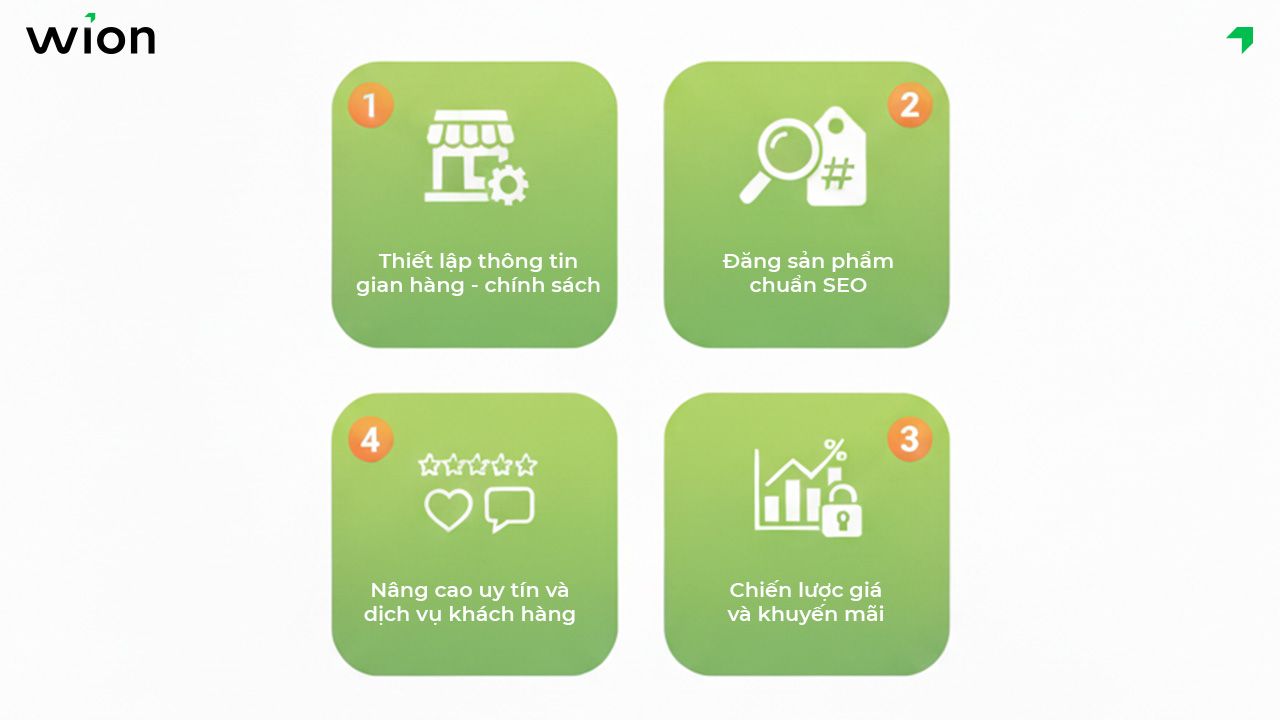 Tối ưu gian hàng Lazada sau khi đăng ký