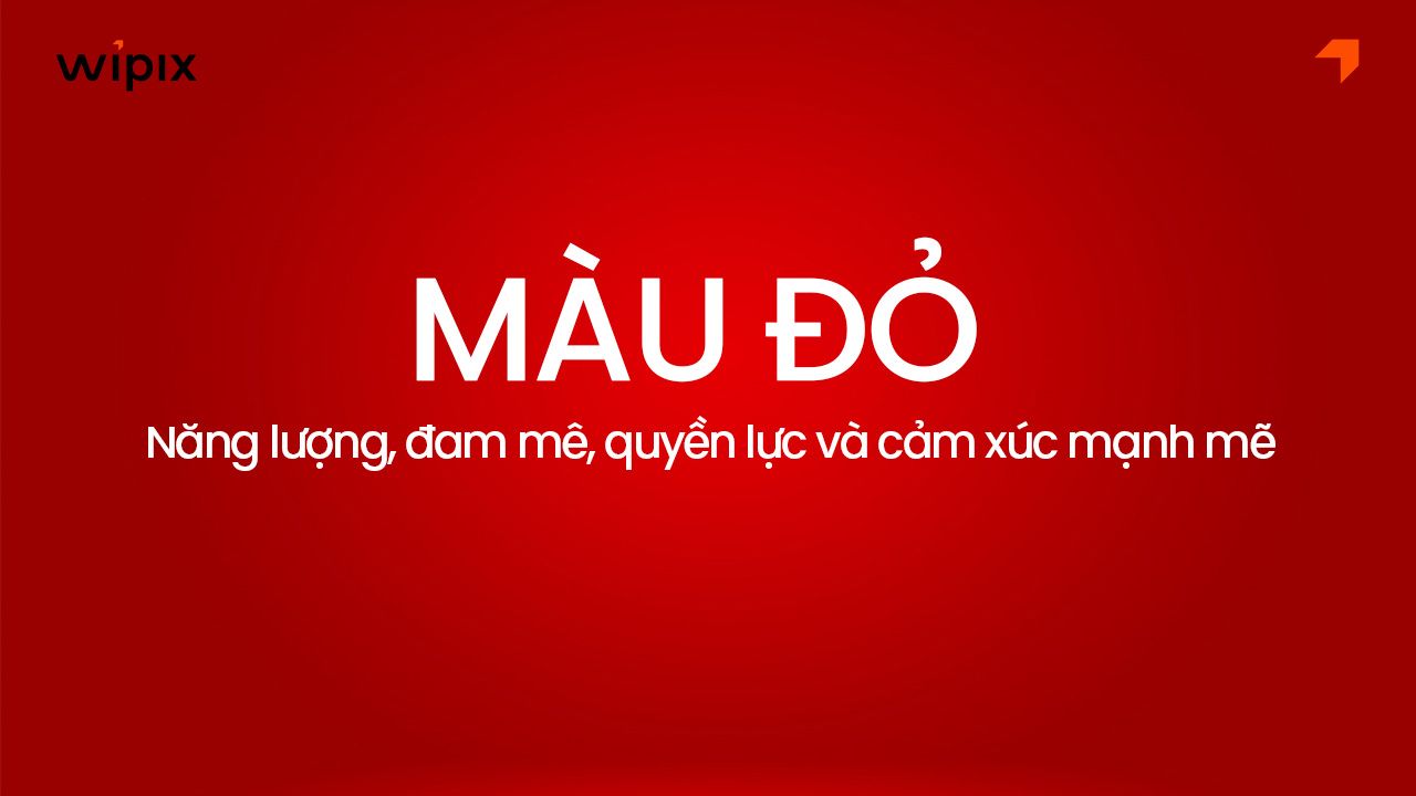 Ý nghĩa của màu đỏ trong thiết kế