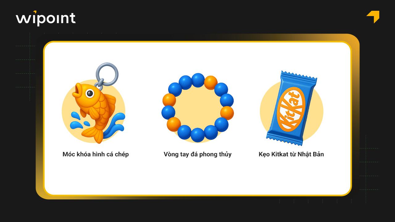 Quà tặng mang ý nghĩa may mắn - thi đậu