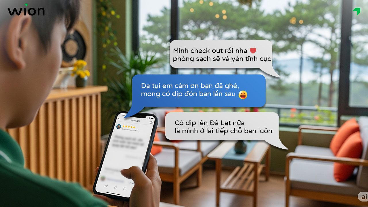 Mẫu content feedback cho dịch vụ lưu trú