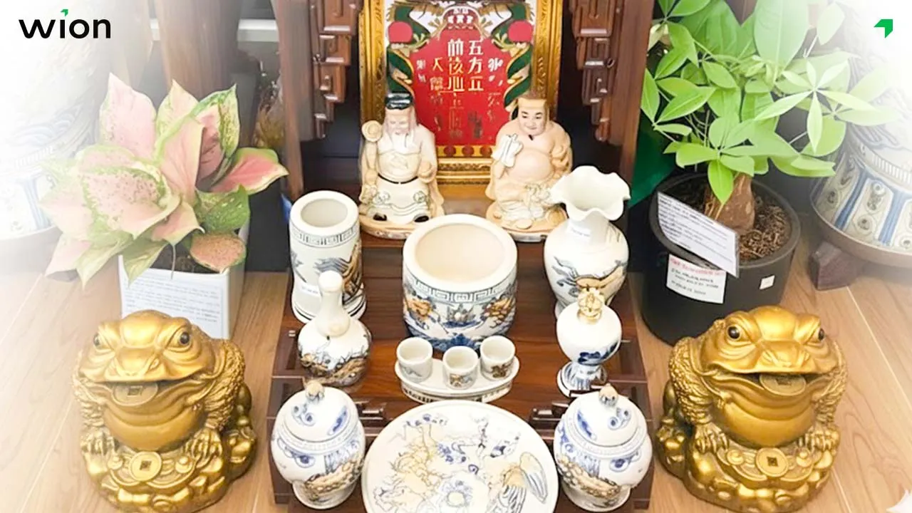 Cách đặt cóc ngậm tiền trên bàn thờ Thần Tài chuẩn