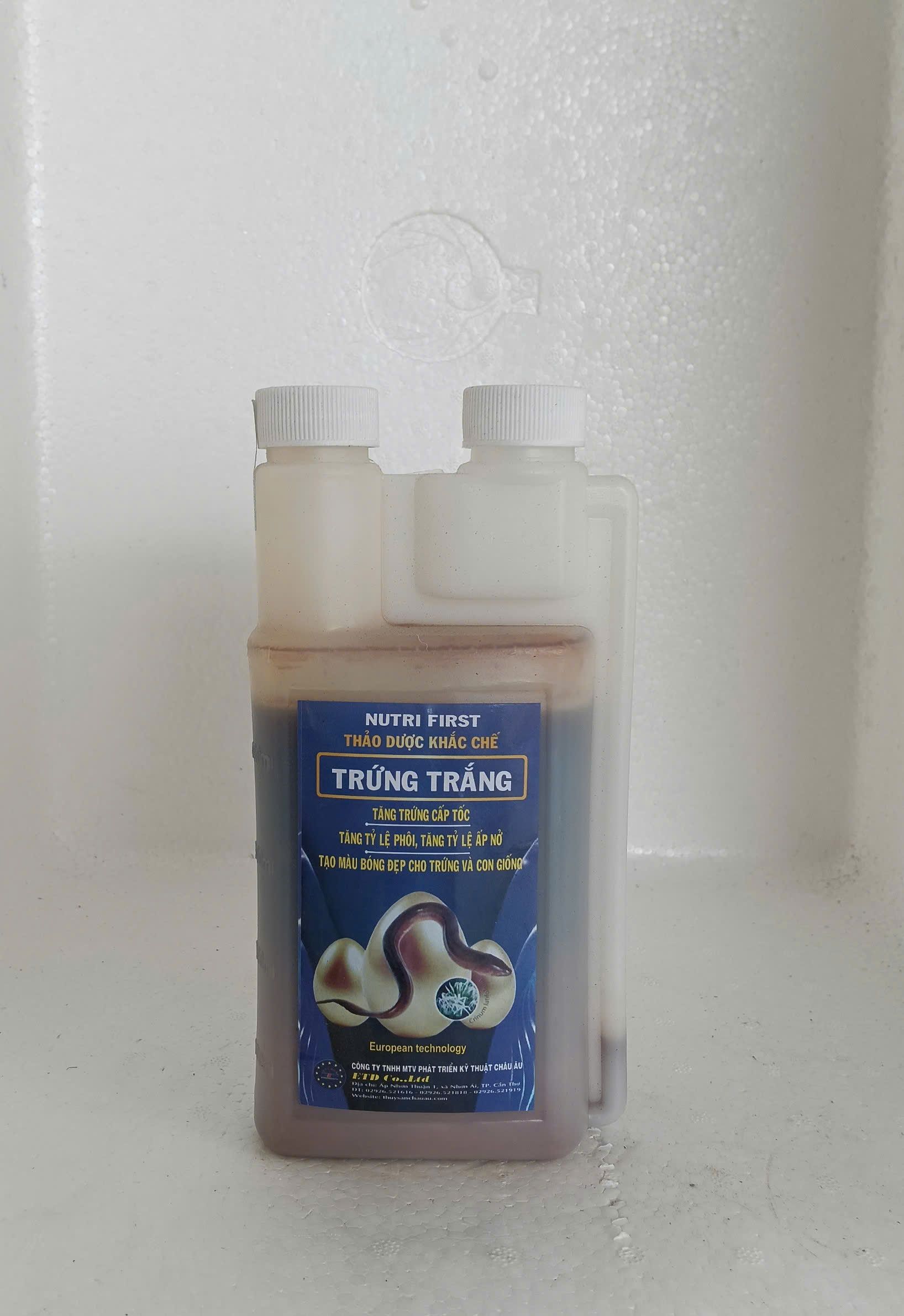 Trứng trắng Nutri First bổ sung dinh dưỡng cho tôm cá sinh sản