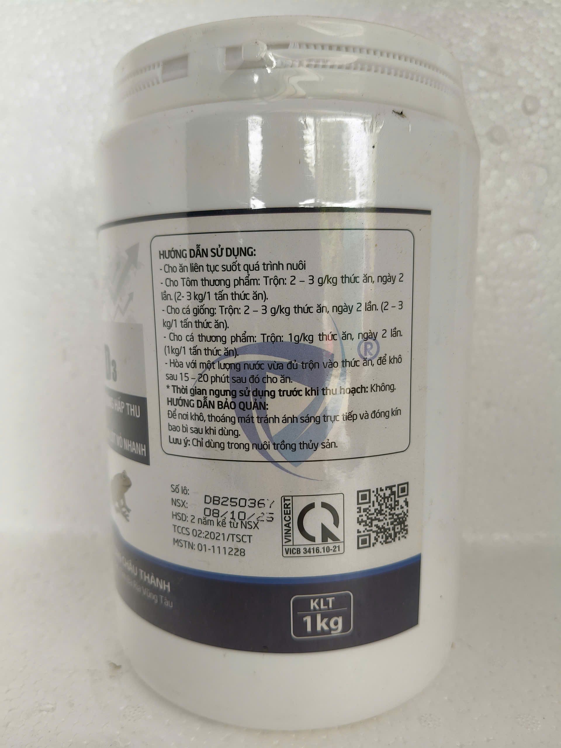 Thành phần CT ALPHA D3 1kg Châu Thành Aqua