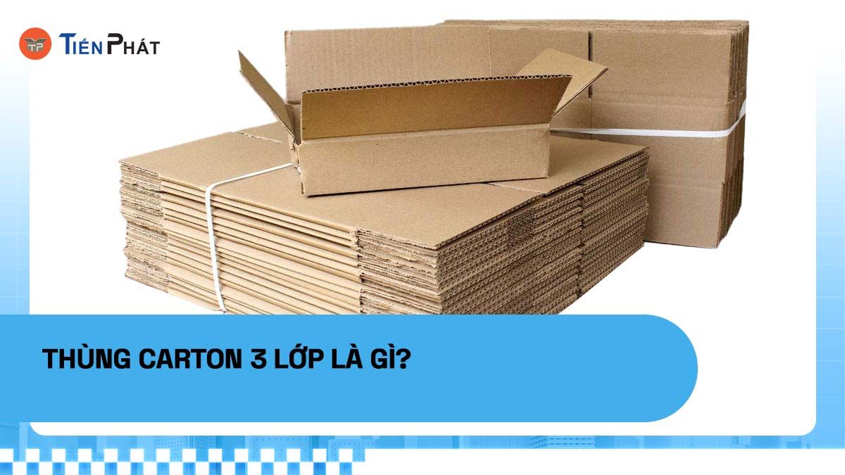 Thùng carton 3 lớp là gì?