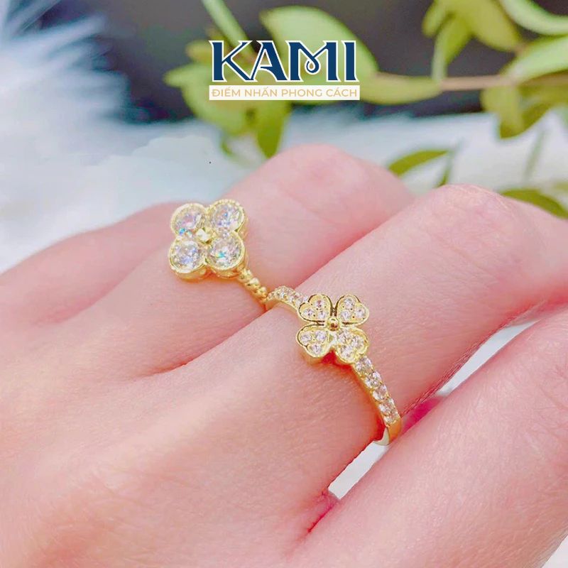 nhan-4-la-may-man-dinh-da-cz-nhan-tao-ma-vang-kami-trang-suc-1