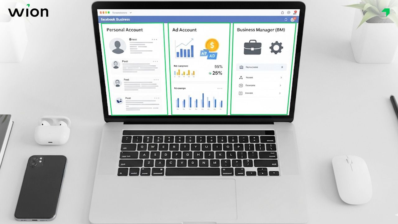 Phân biệt tài khoản cá nhân, tài khoản quảng cáo và Business Manager