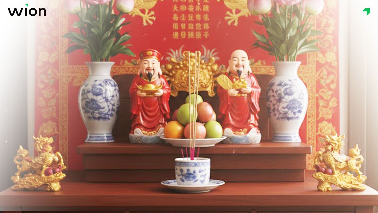 Cách đặt Kỳ Lân trên bàn thờ Thần Tài