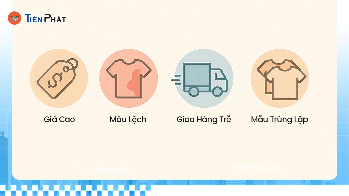 Những vấn đề phổ biến khi đặt in hộp bánh sinh nhật hiện nay