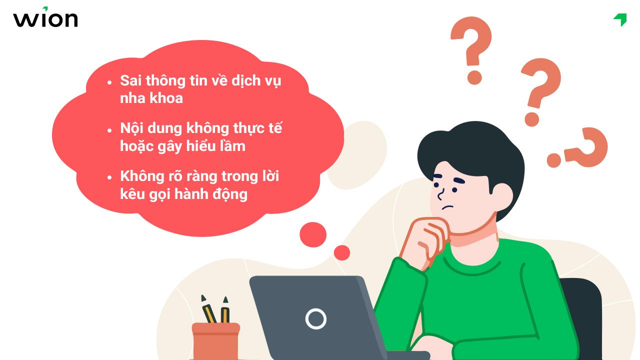 Những sai lầm thường gặp khi làm content nha khoa và cách tránh