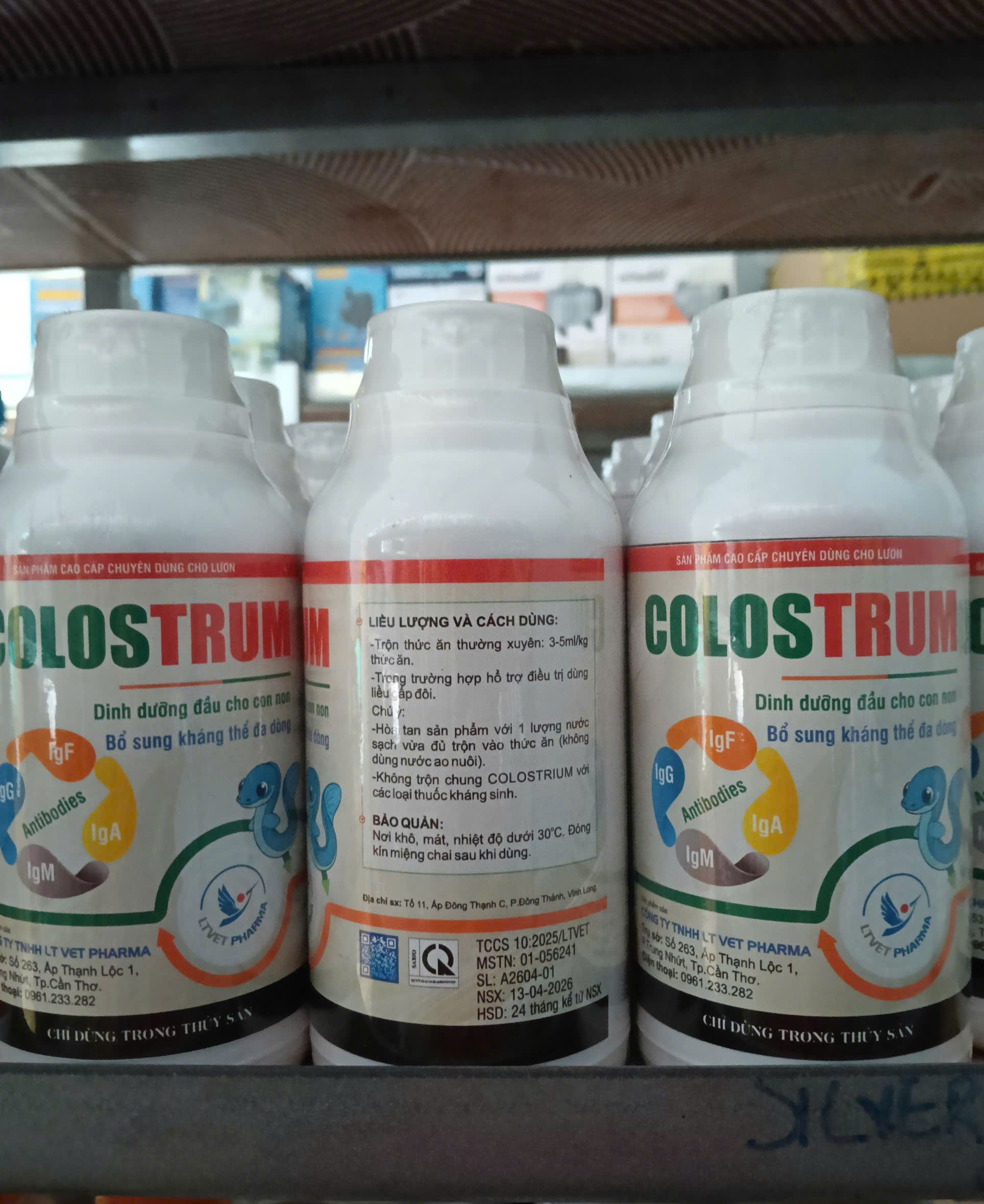 Hướng dẫn sử dụng Colostrum thủy sản liều lượng chi tiết