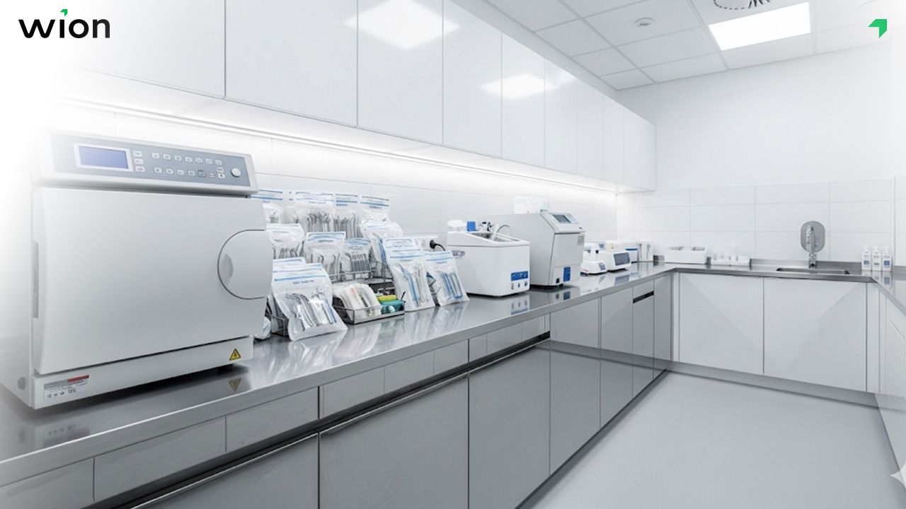 Khu vực vô trùng và tiệt khuẩn đạt tiêu chuẩn nghiêm ngặt