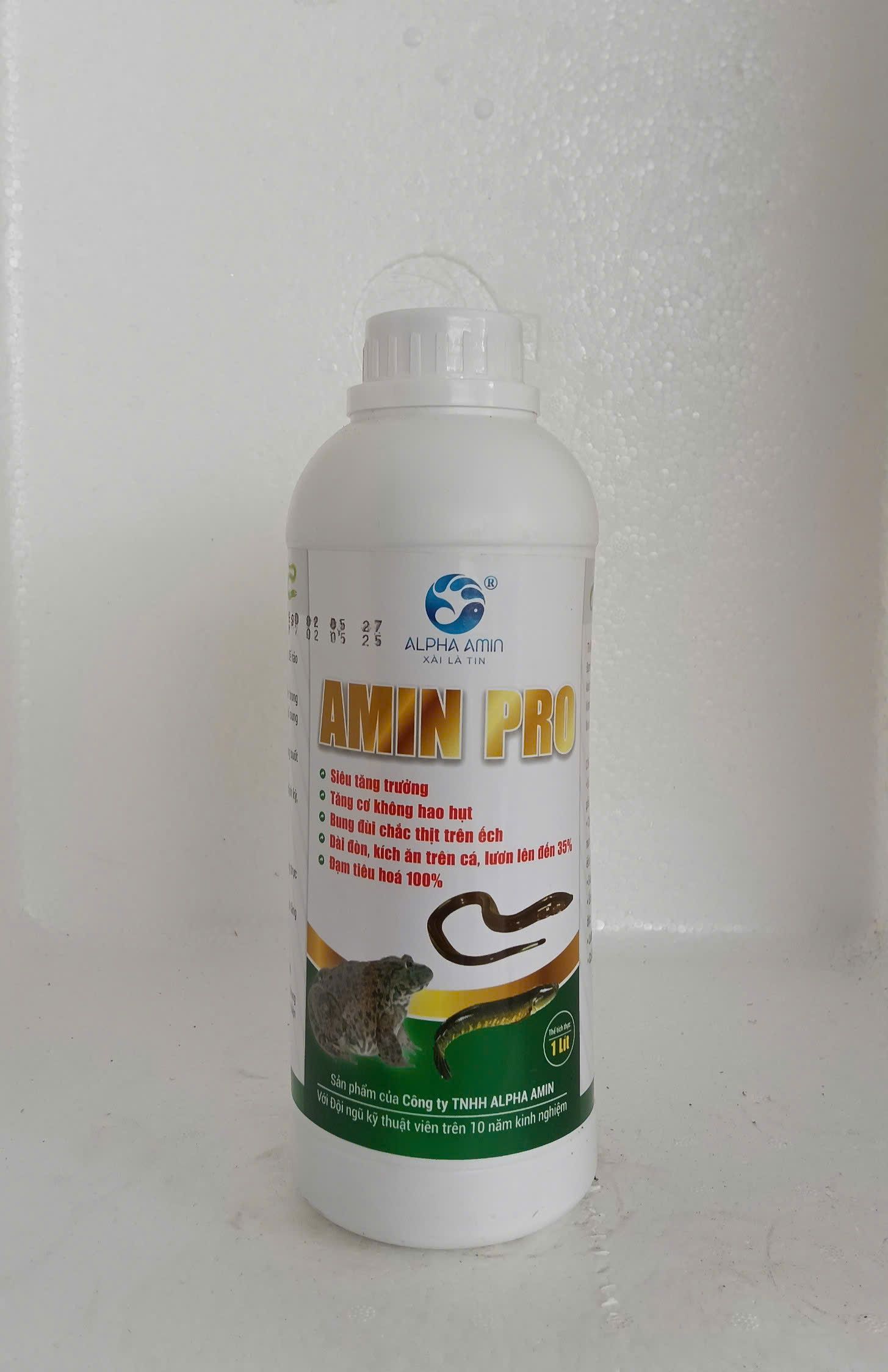 AMIN PRO Alpha Amin tăng trưởng thủy sản chai 1 lít