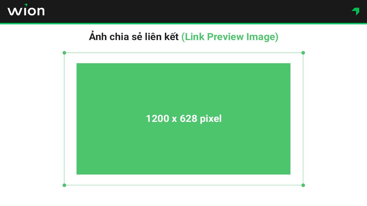 Kích thước ảnh chia sẻ liên kết (Link Preview Image)