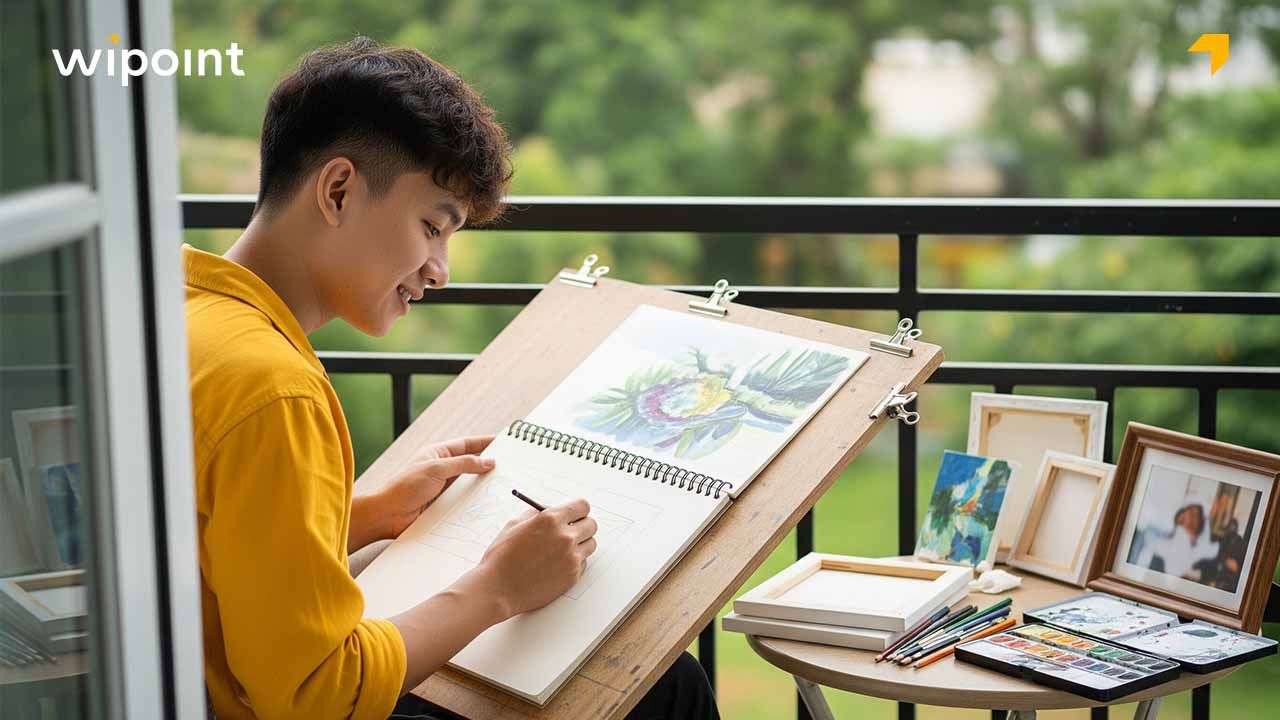 Tặng giấy vẽ, sổ vẽ, khung tranh cho người thích vẽ