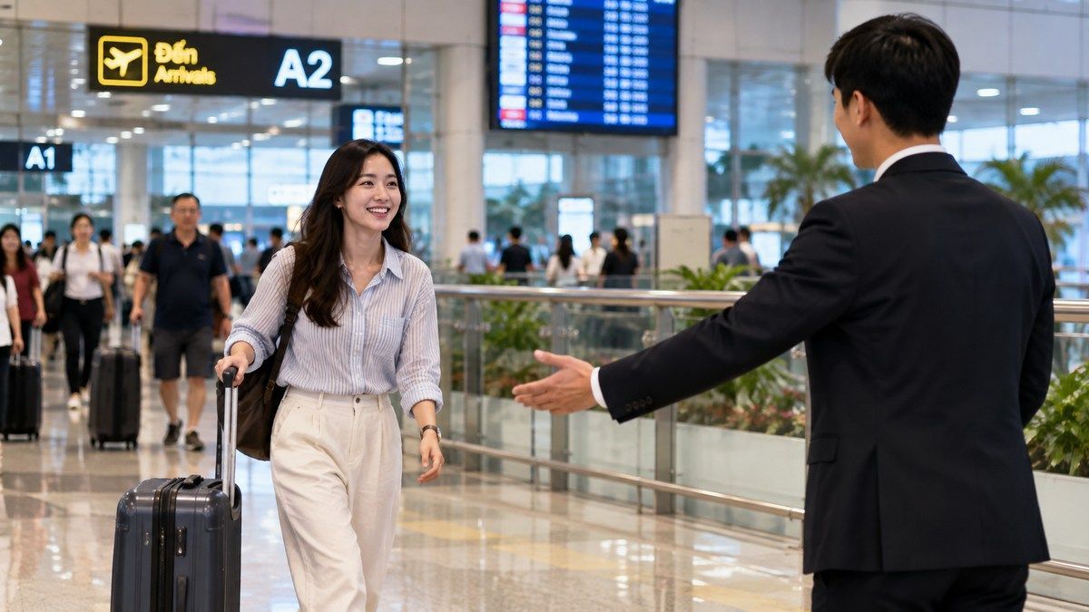 Hành khách liên hệ người đón sau khi chuyến bay bị delay