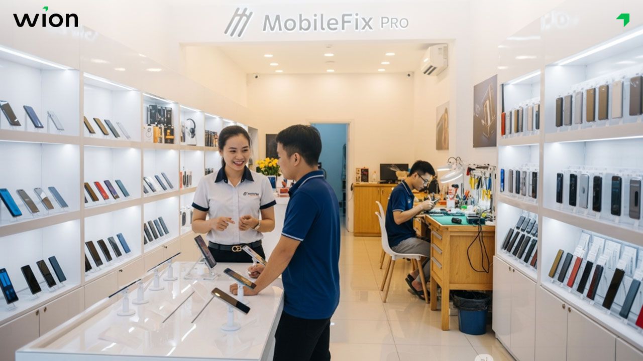 Mở cửa hàng kết hợp kinh doanh sửa chữa điện thoại