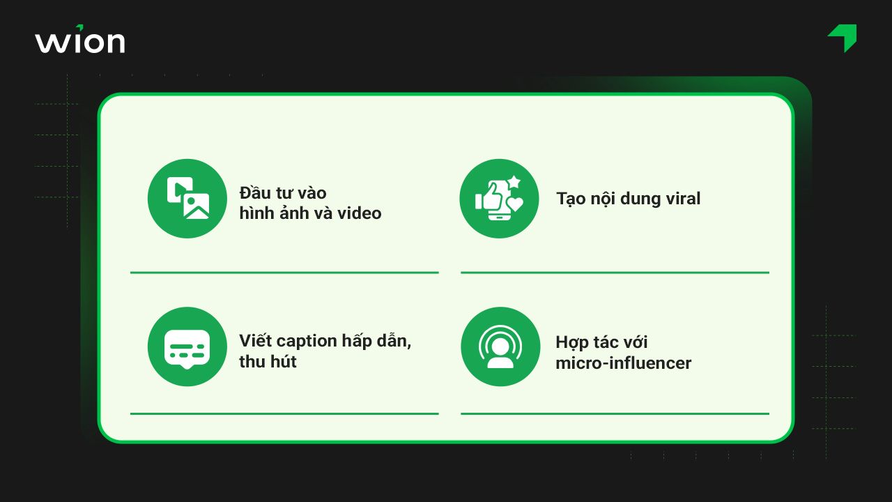 Xây dựng nội dung sáng tạo và hấp dẫn để thu hút follower cho tài khoản Instagram