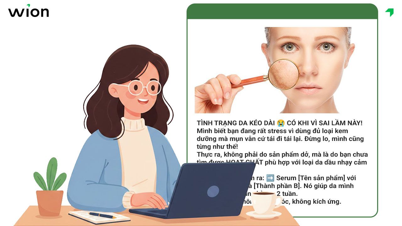 Mẫu content Zalo bán mỹ phẩm, spa, làm đẹp