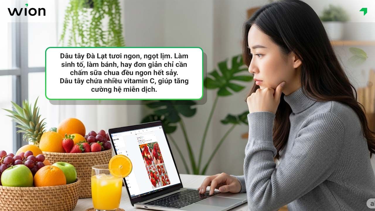 Các stt về trái cây hài hước tăng tương tác của khách hàng