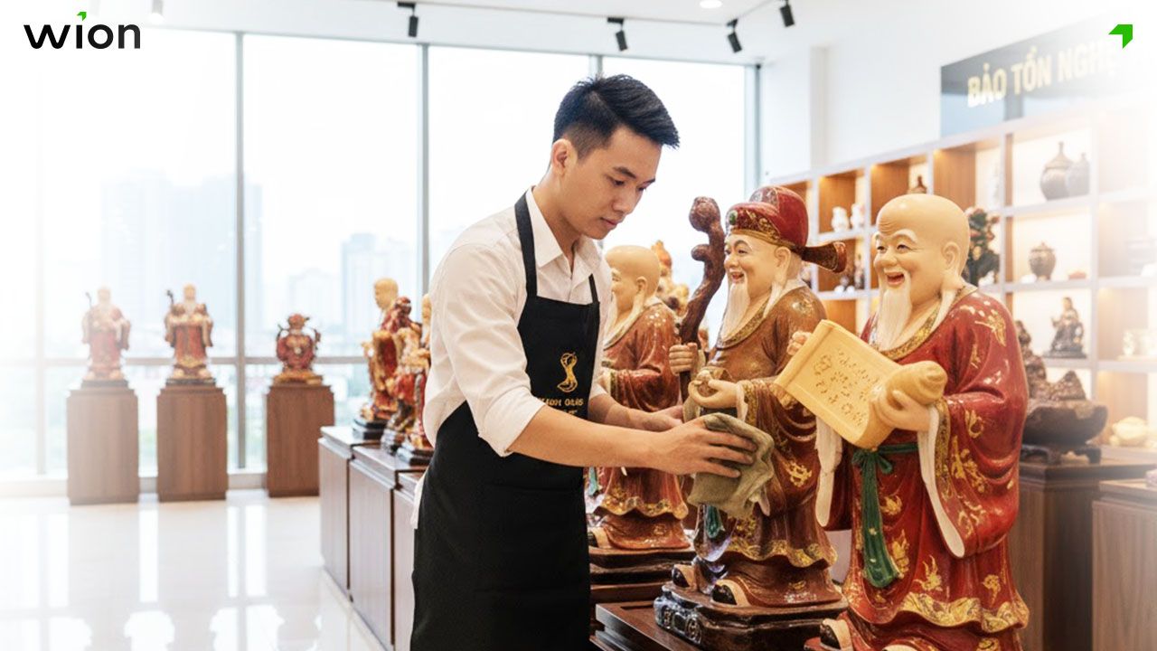 Cách khai quang và bảo dưỡng tượng Tam Đa