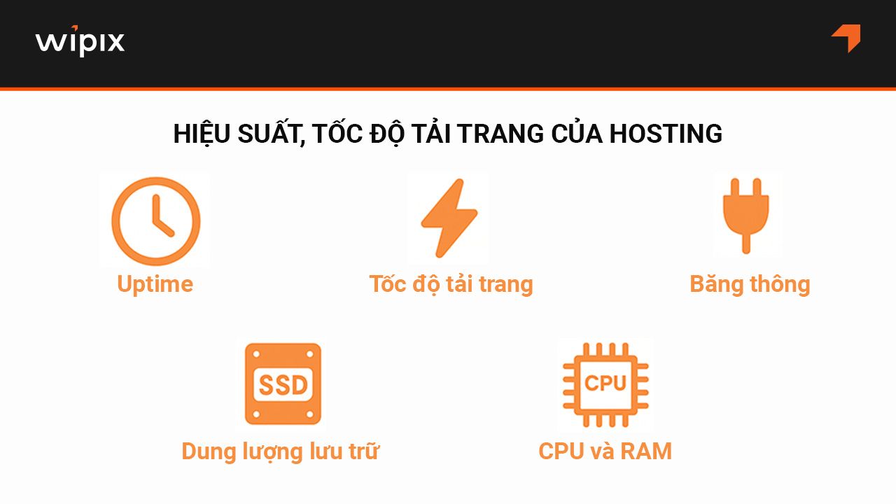 Hiệu suất, tốc độ tải trang của hosting