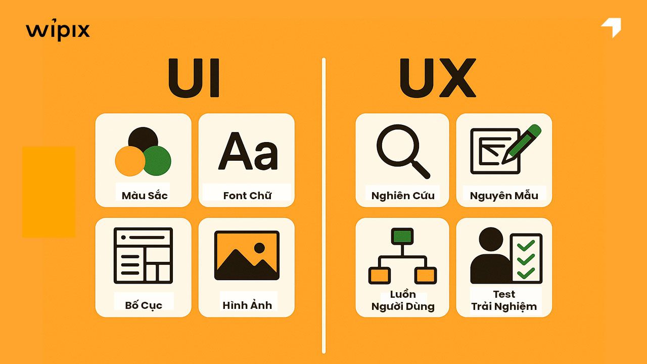 Các yếu tố cốt lõi tạo nên UI và UX