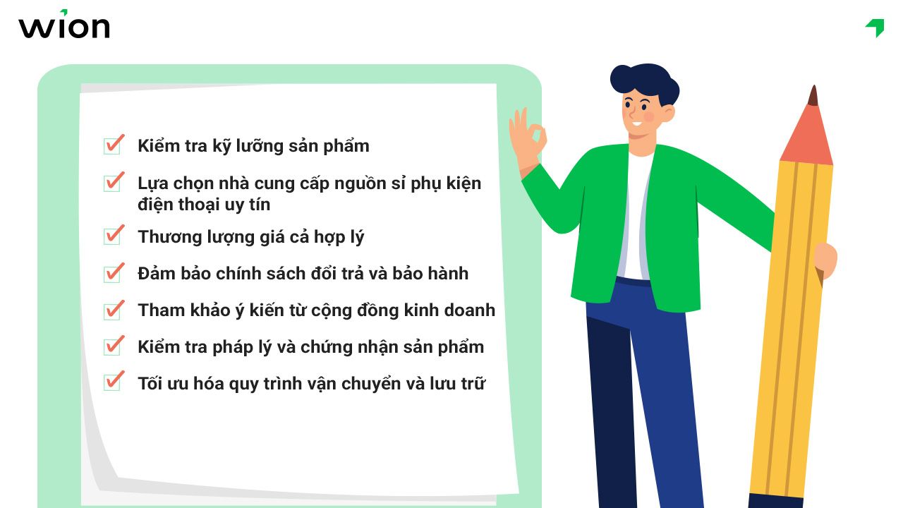 Một số lưu ý khi nhập nguồn hàng phụ kiện điện thoại đảm bảo chất lượng