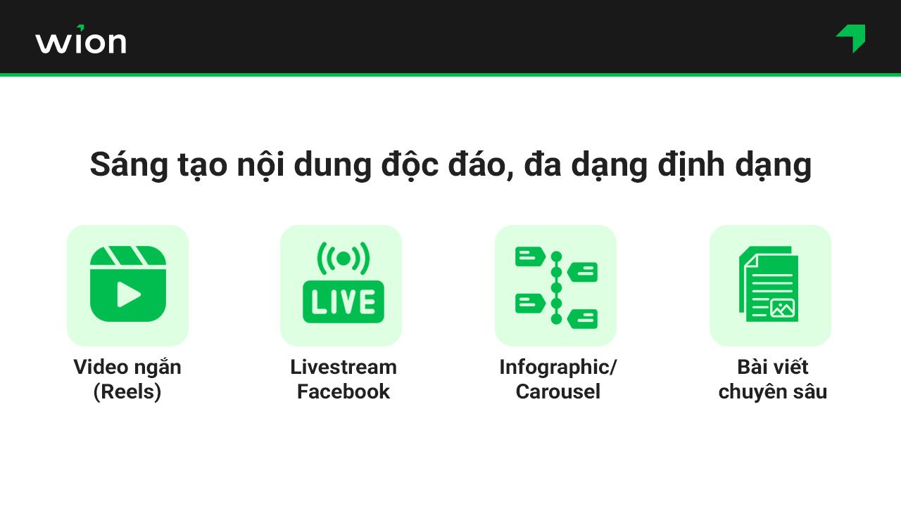 Xây dựng nội dung nhất quán và giá trị lâu dài để duy trì và phát triển lượt theo dõi trên Facebook