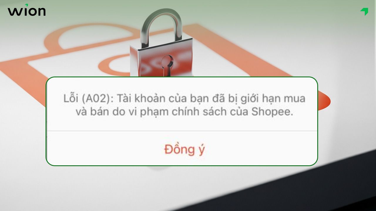 Lỗi A02 Shopee