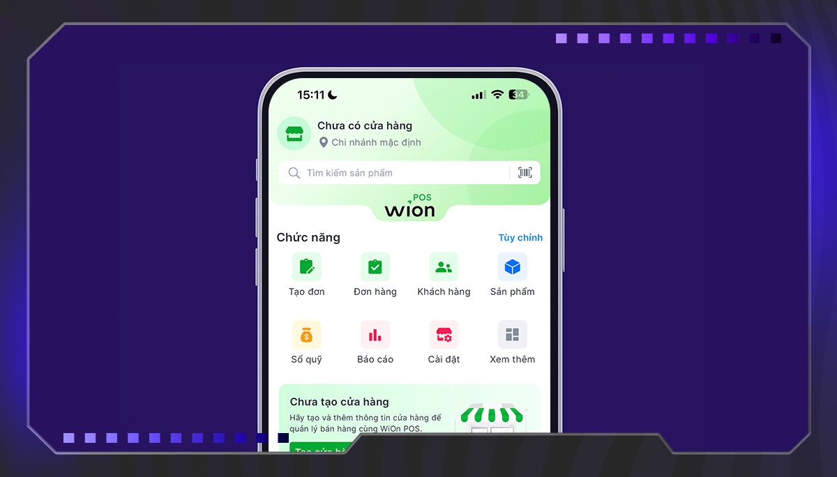Phần mềm quản lý bán hàng WiOn POS – Dùng thử 7 ngày