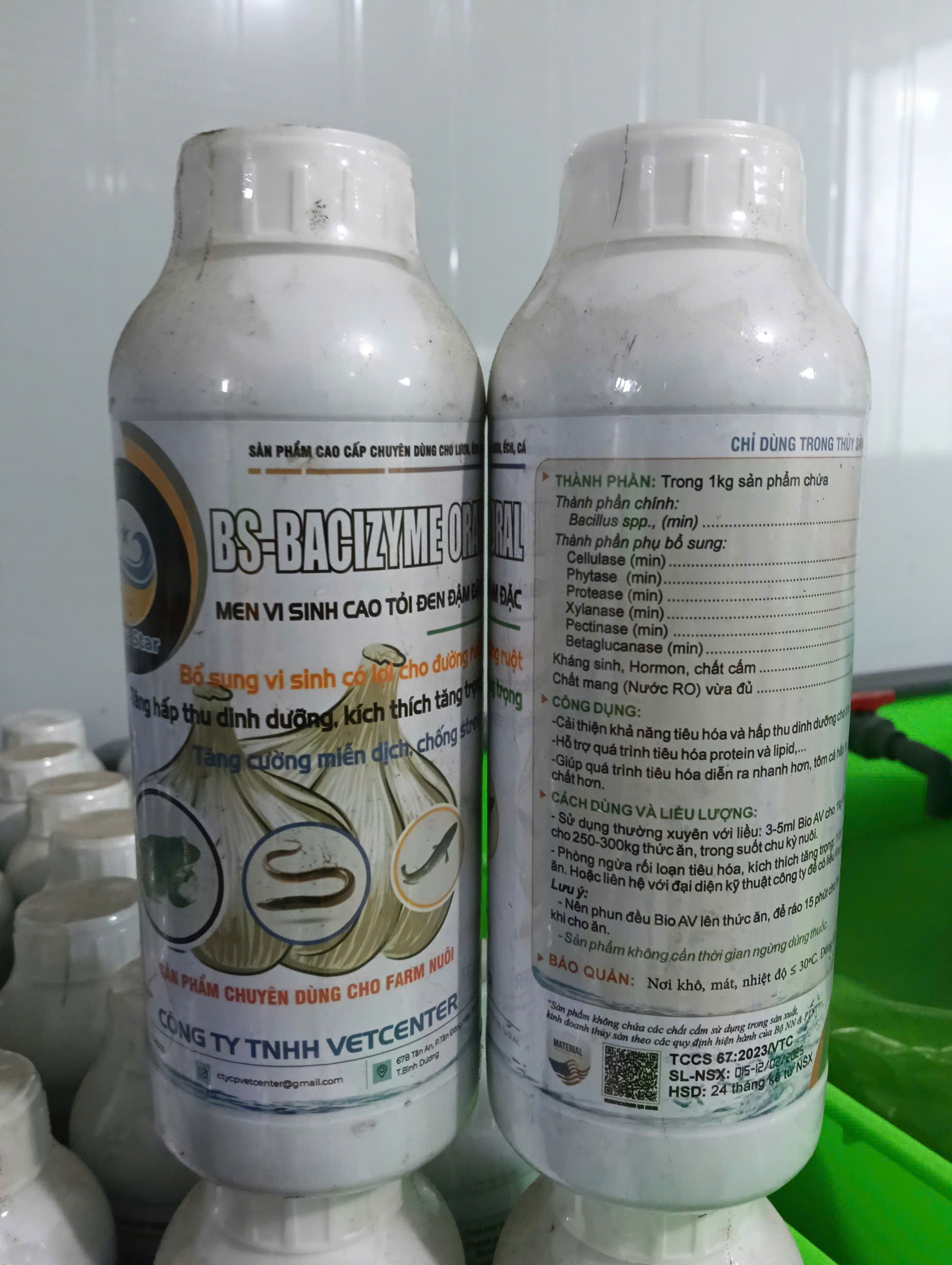 Bacizyme Oral thành phần công