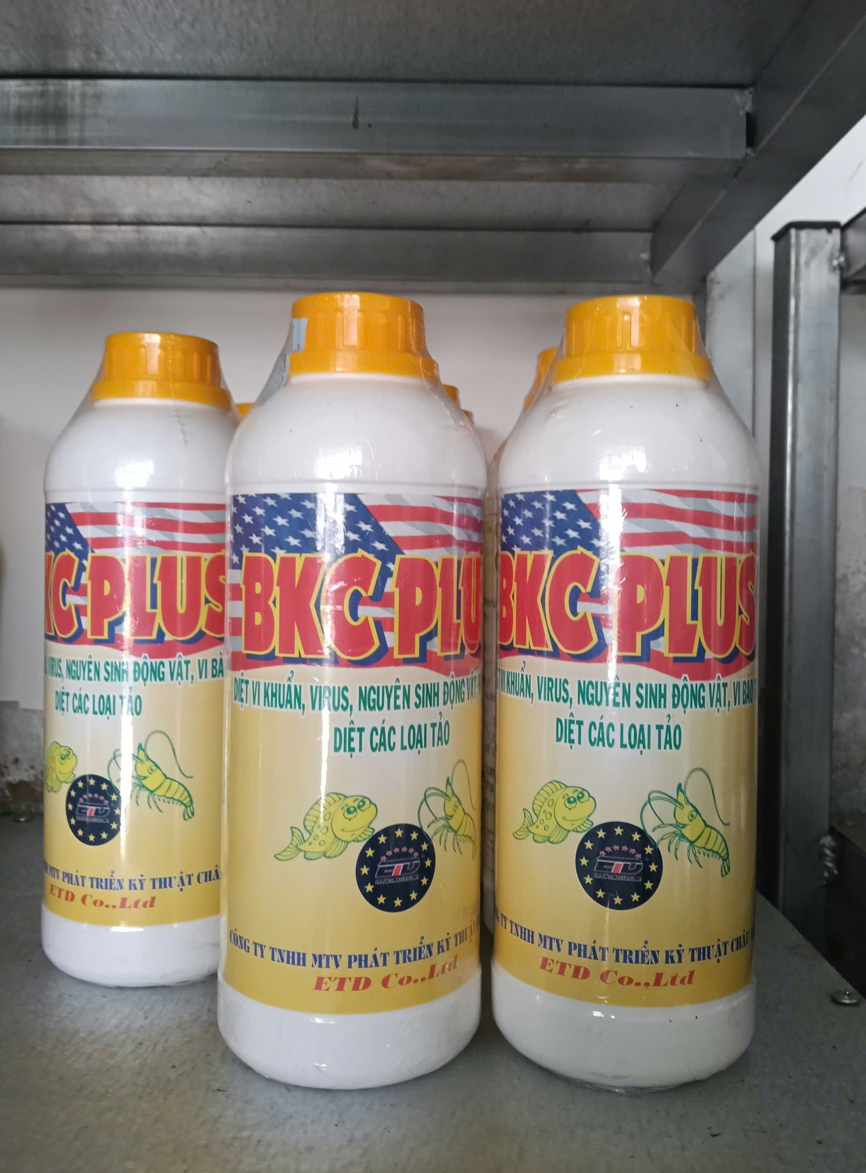 KC Plus thuốc thủy sản diệt khuẩn virus nguyên sinh động vật và tảo
