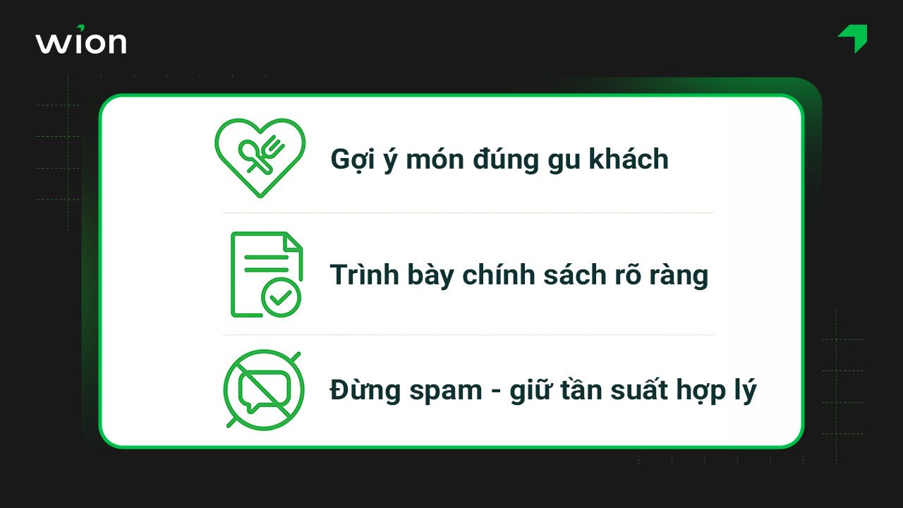Lưu ý khi xây dựng kịch bản Chatbot cho nhà hàng