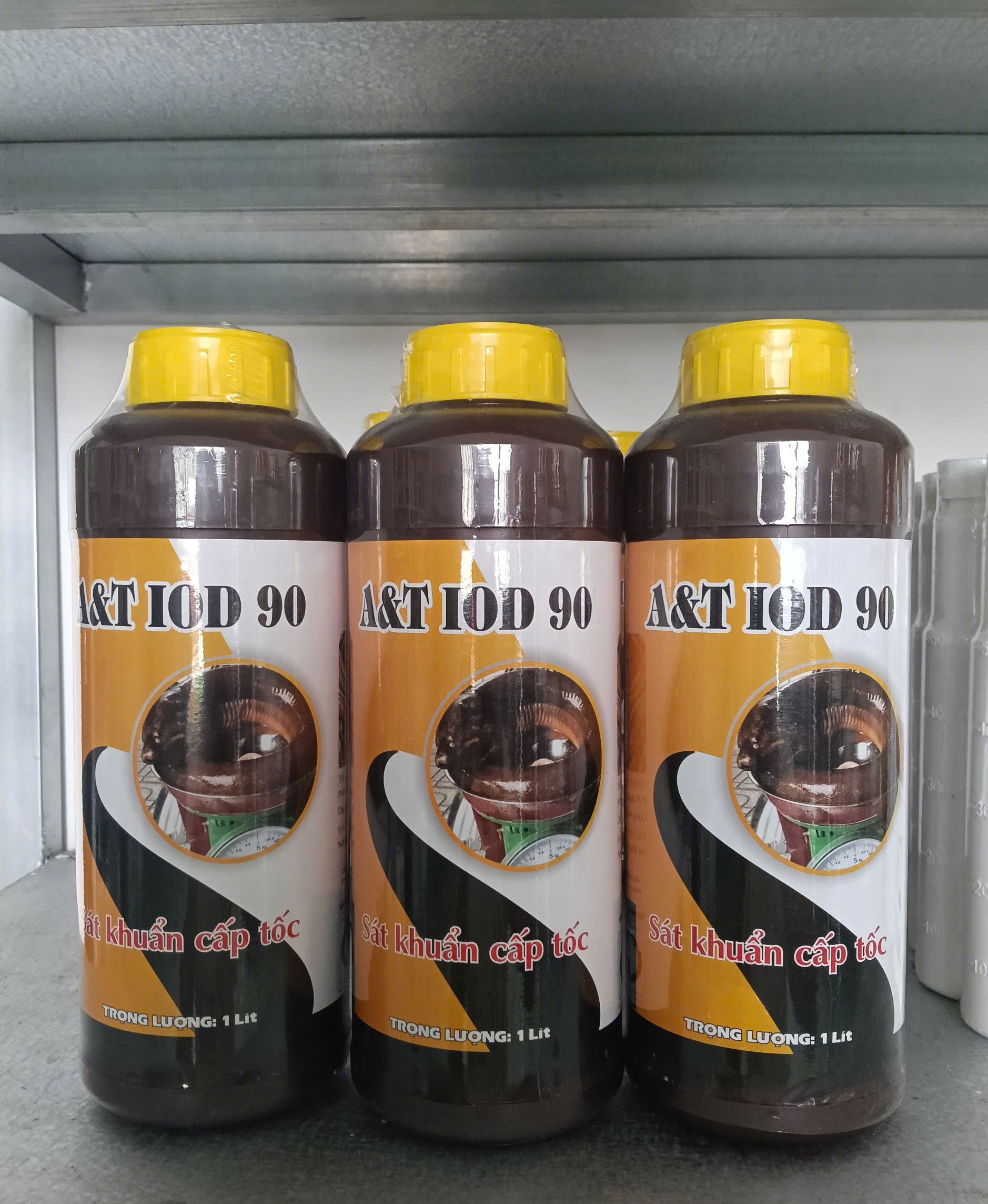 A&T IOD 90 sát khuẩn cấp tốc thủy sản diệt vi khuẩn nấm ký sinh trùng