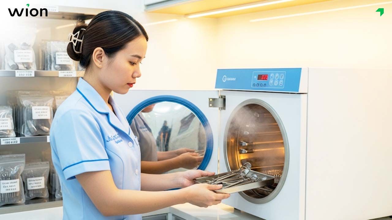 Đào tạo nhân sự tuân thủ nghiêm ngặt quy trình vô trùng