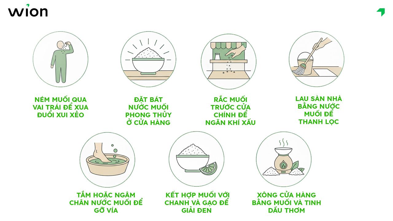 Cách hóa giải buôn bán ế ẩm bằng muối hiệu quả