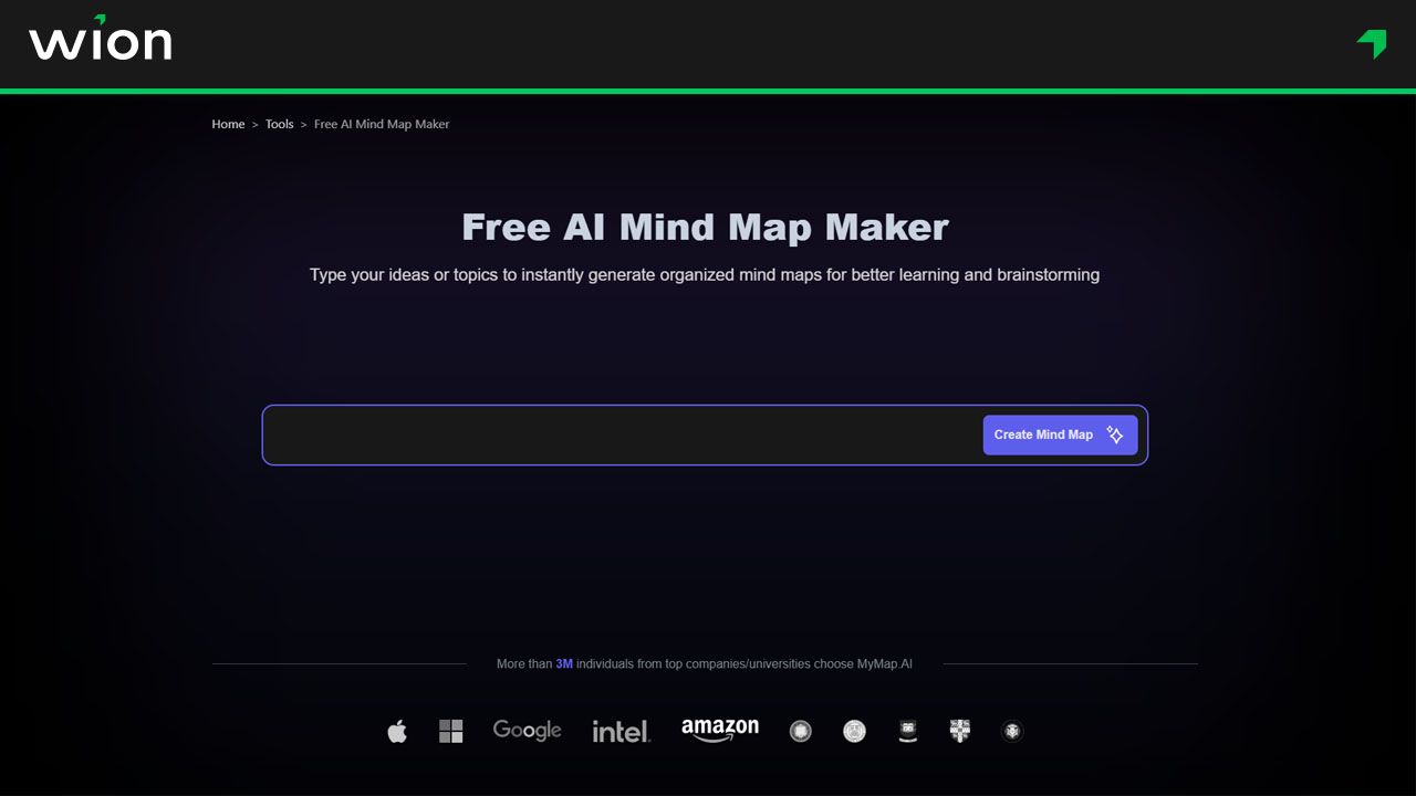 Bước 1 - Tạo sơ đồ tư duy bằng AI với Mymap.AI
