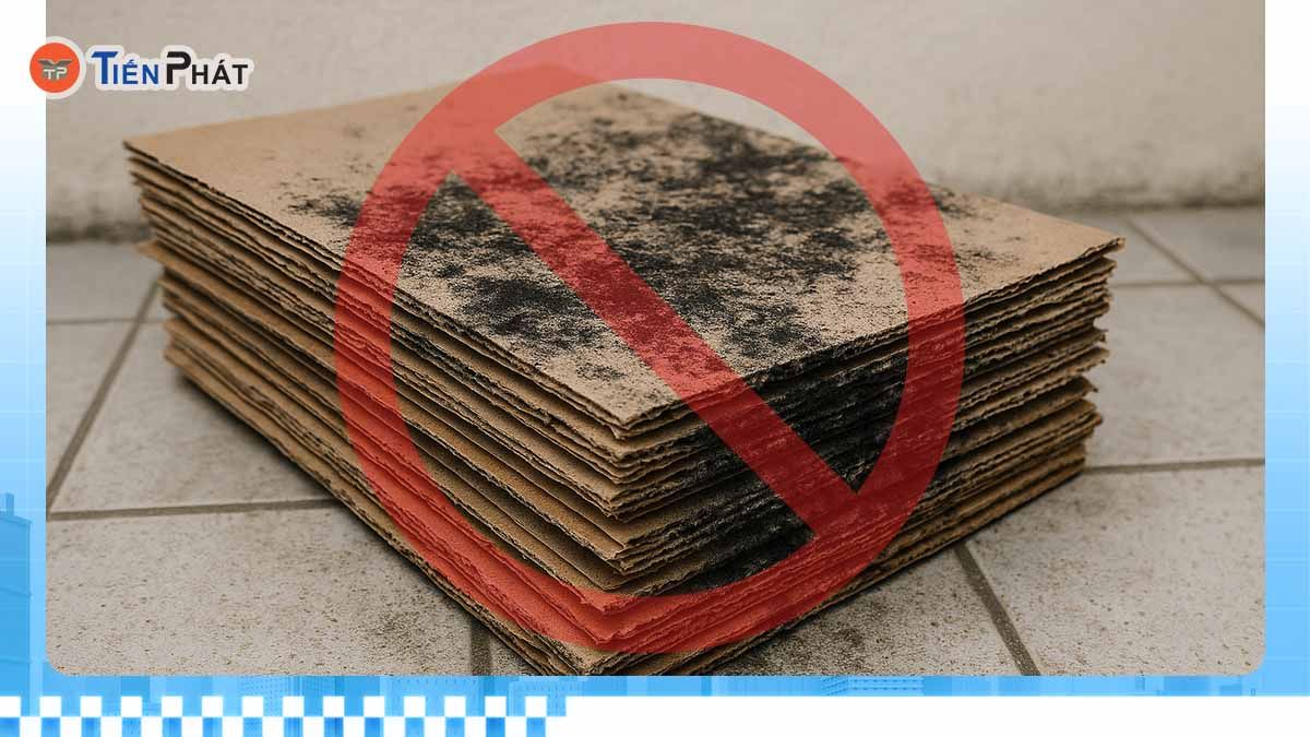 Bảo quản giấy ở nơi khô ráo, tránh ẩm mốc