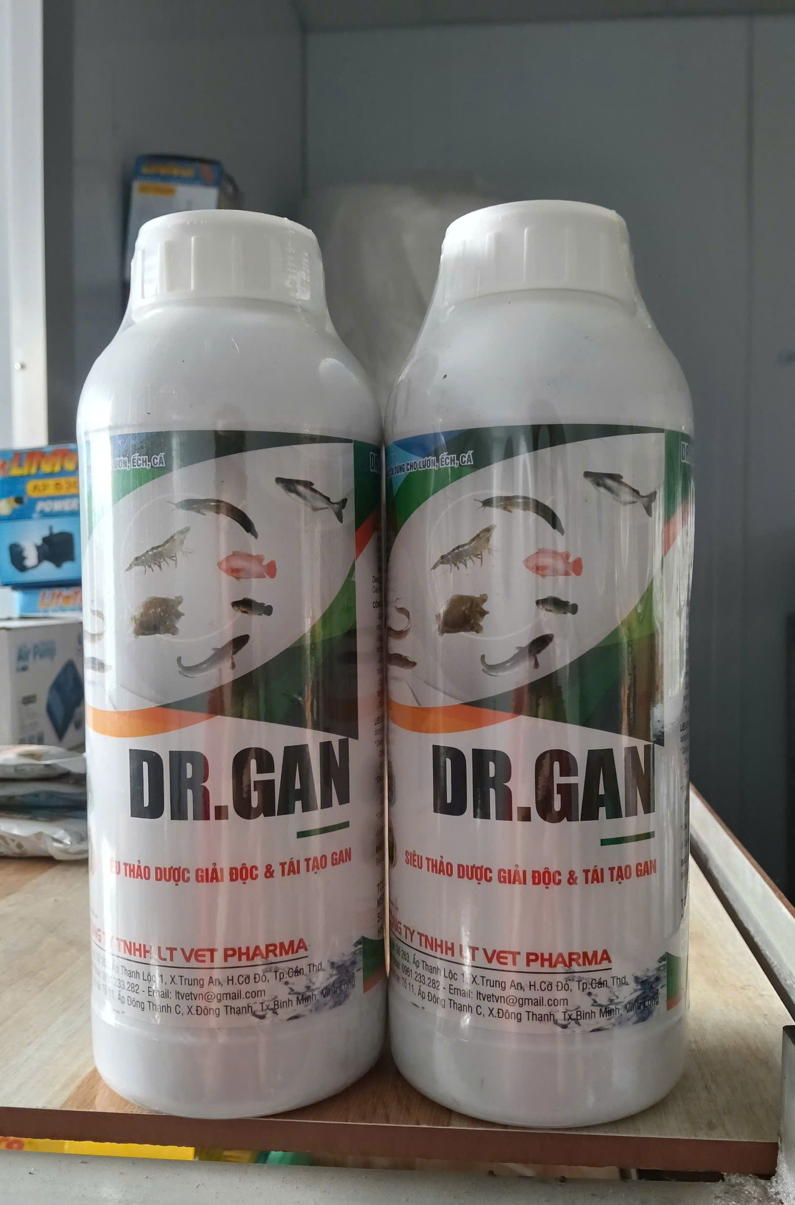 DR.GAN giải độc gan cho tôm cá thủy sản hiệu quả
