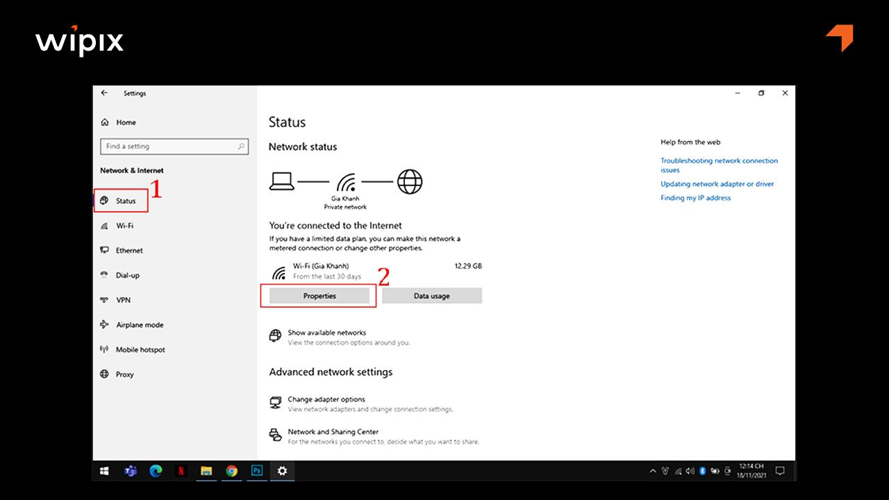 Bật Private DNS trên Windows 10/11