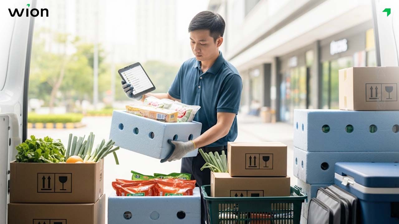 Đảm bảo rau củ quả không bị hư hỏng trong quá trình vận chuyển