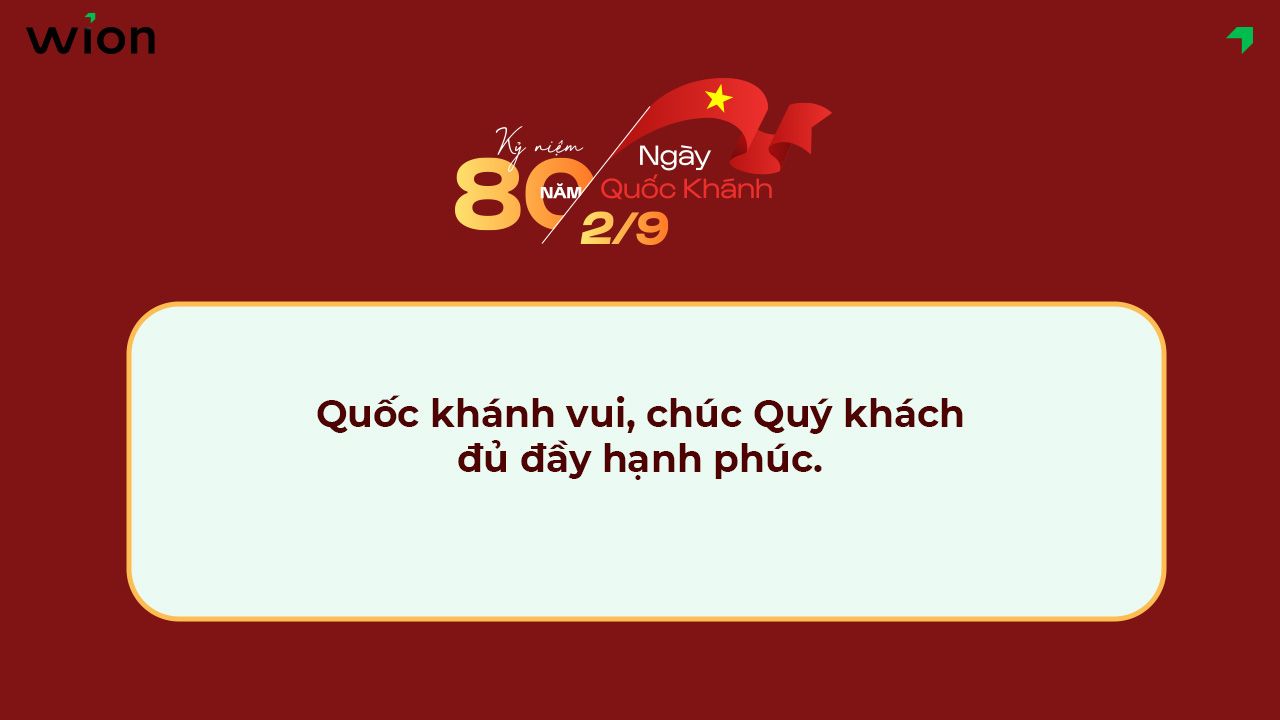 Top 100+ câu chúc khách hàng 2/9 ngắn gọn và dễ nhớ