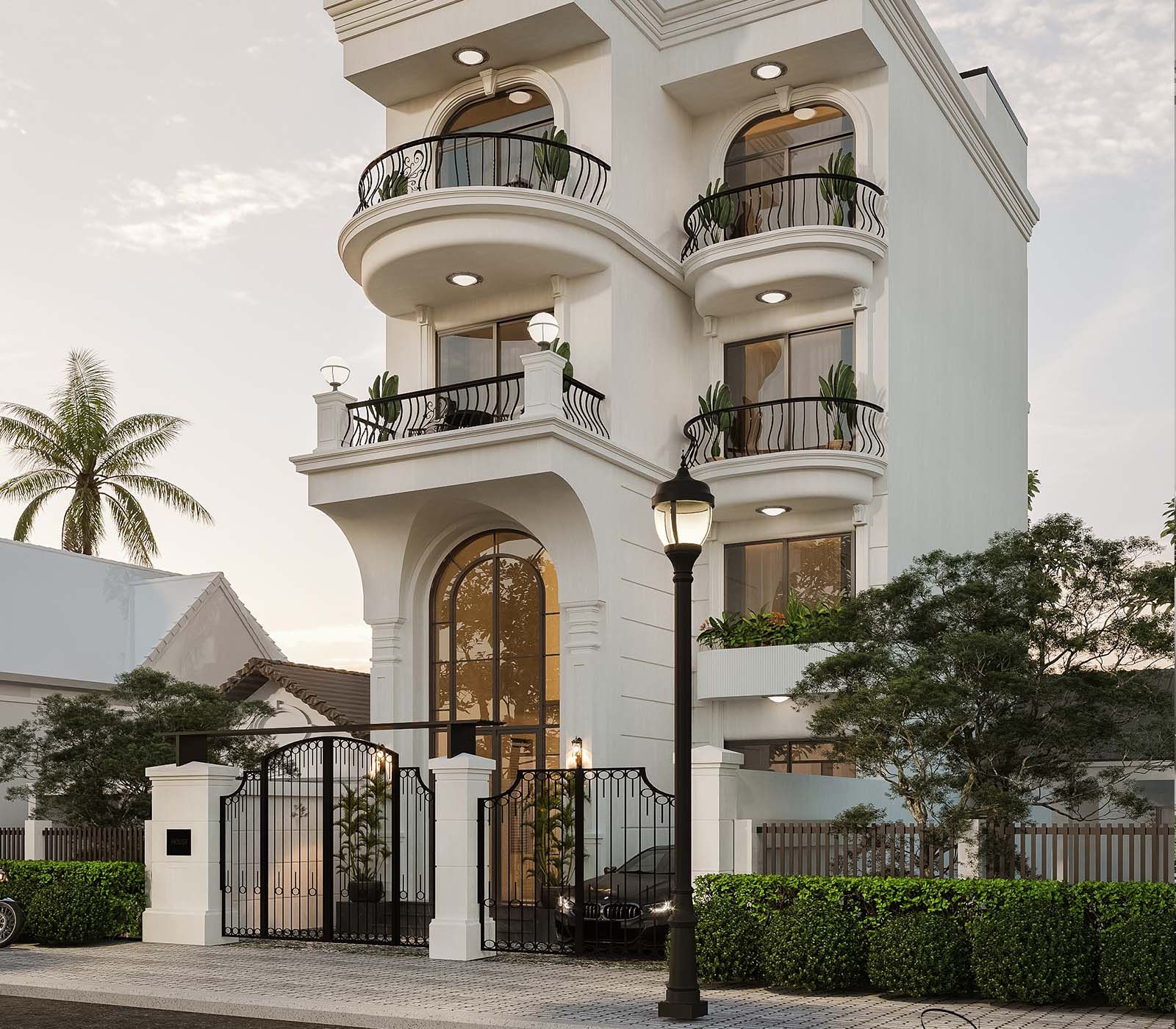 THIẾT KẾ NHÀ PHỐ 500M2 - PARISISAN 1 THIẾT KẾ NHÀ PHỐ 500M2